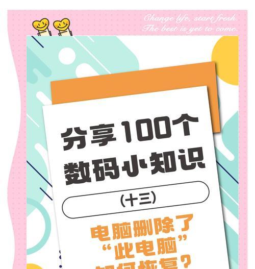 电脑桌面图标删除方法是什么？如何恢复误删的图标？  第3张