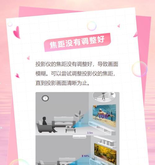 投影仪为什么看的模糊了？如何调整清晰度？  第1张