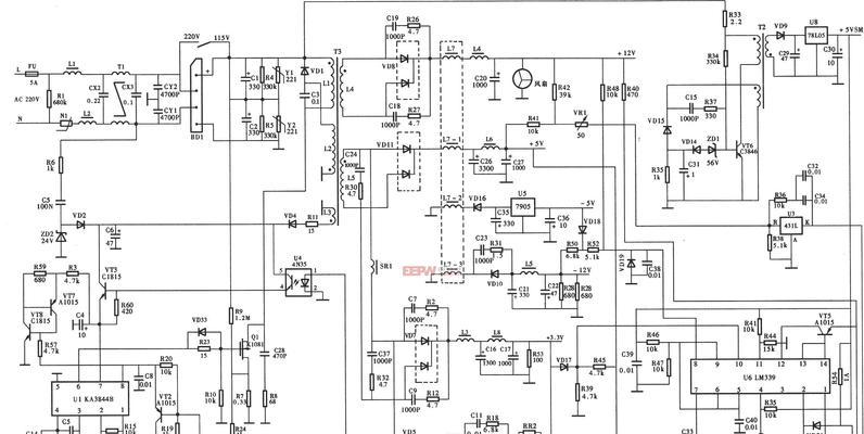 开关电源n5551输出电压高如何修理？  第2张